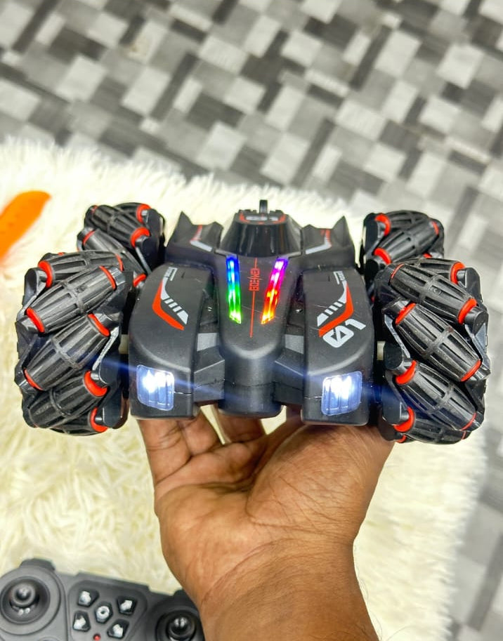 360° STUNT RC CAR WITH GESTURE CONTROL WATCH – 4WD DRIFT & LED LIGHTS & DOUBLE SMOKE