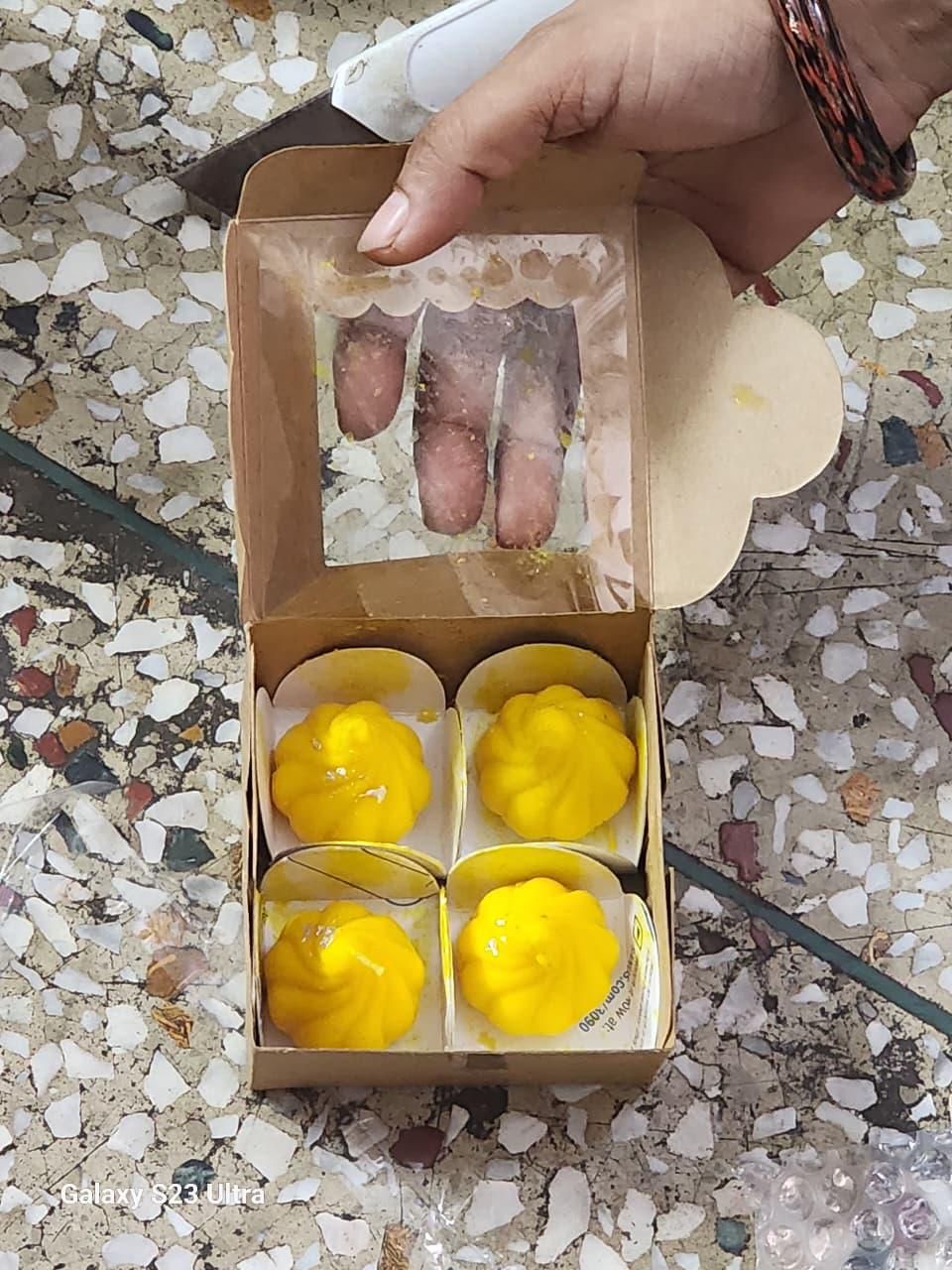 Modak Shaped Candles Pack of 4