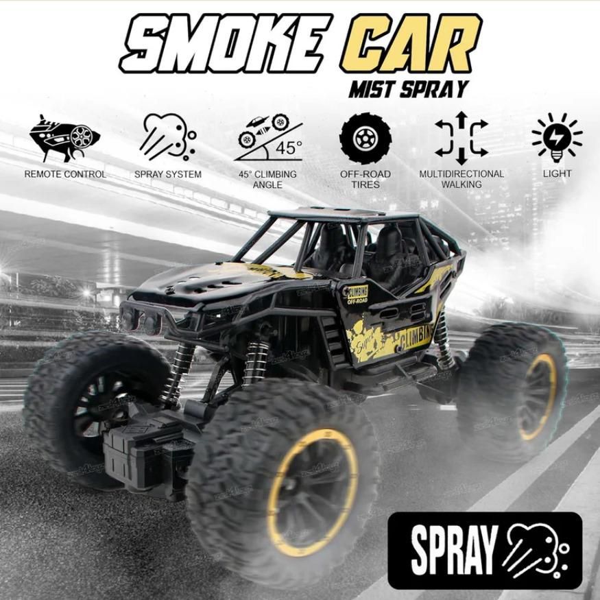 Rock Metal RC Car – High Speed Off-Road Remote Control Car with LED Lights with smoke
