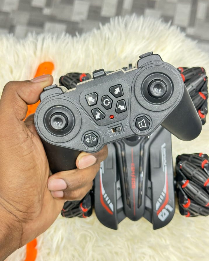 360° STUNT RC CAR WITH GESTURE CONTROL WATCH – 4WD DRIFT & LED LIGHTS & DOUBLE SMOKE
