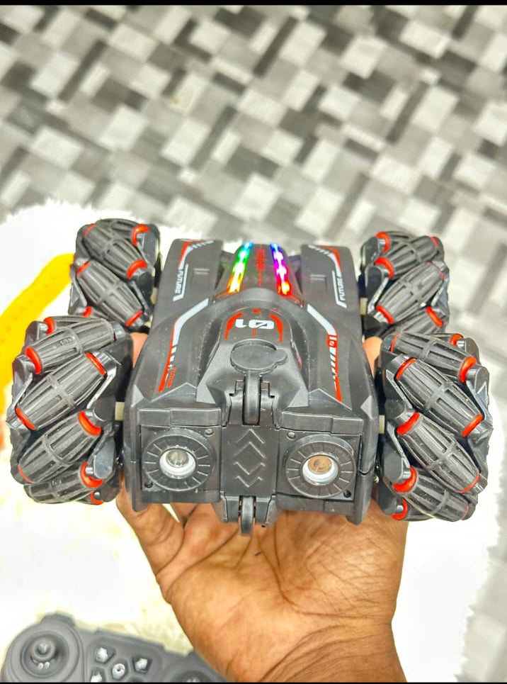 360° STUNT RC CAR WITH GESTURE CONTROL WATCH – 4WD DRIFT & LED LIGHTS & DOUBLE SMOKE