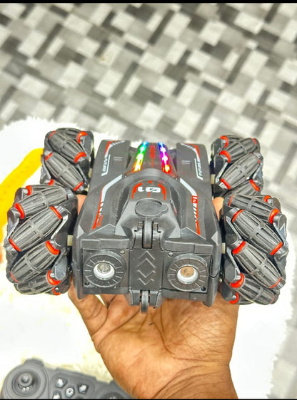 360° STUNT RC CAR WITH GESTURE CONTROL WATCH – 4WD DRIFT & LED LIGHTS & DOUBLE SMOKE